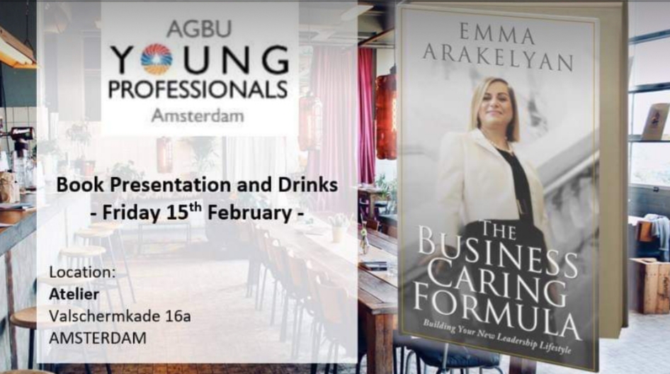 Europe Book Tour: Amsterdam Leadership Speaking Event with Young Professionals @ Atelier Schinkel